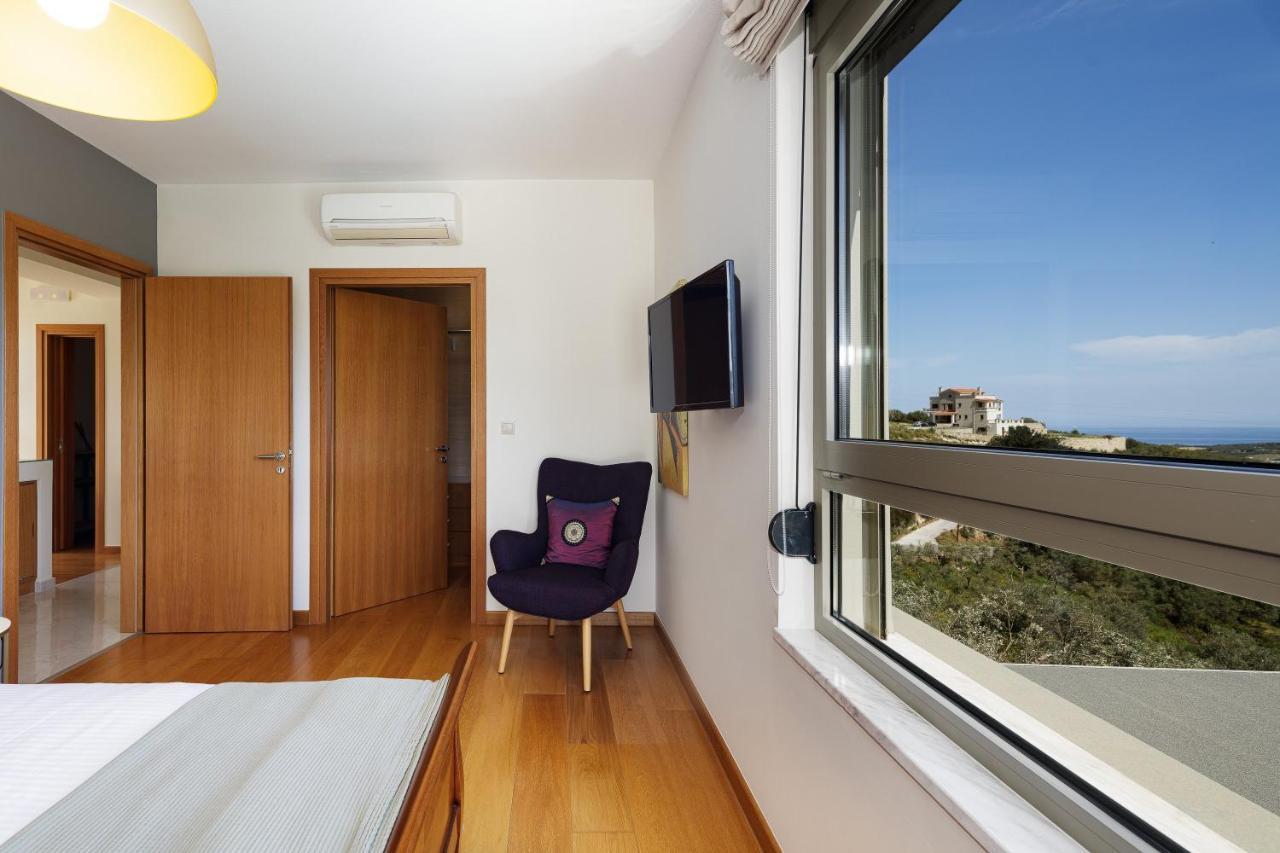 Rizes Villa With Jacuzzi & Heated Pool Agia Triada Zewnętrze zdjęcie