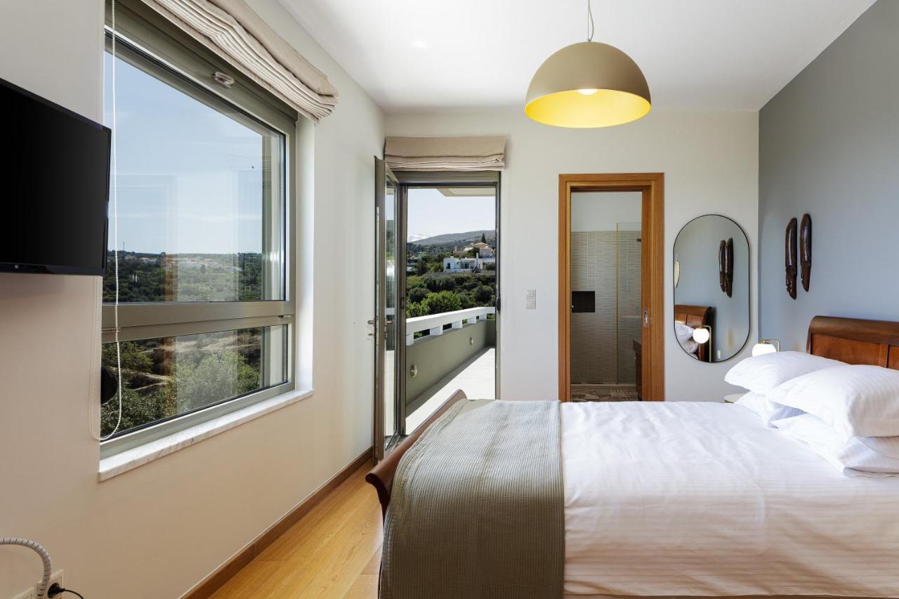 Rizes Villa With Jacuzzi & Heated Pool Agia Triada Zewnętrze zdjęcie