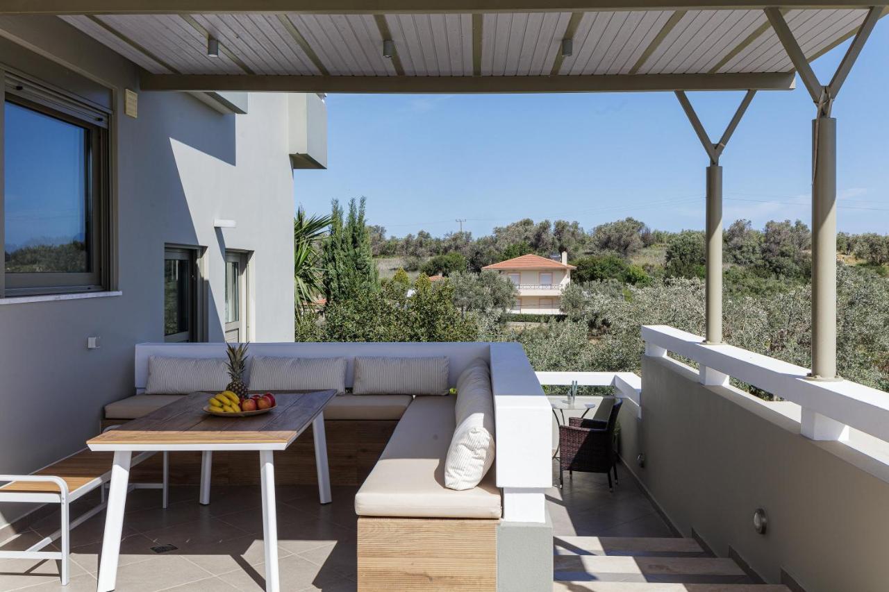 Rizes Villa With Jacuzzi & Heated Pool Agia Triada Zewnętrze zdjęcie
